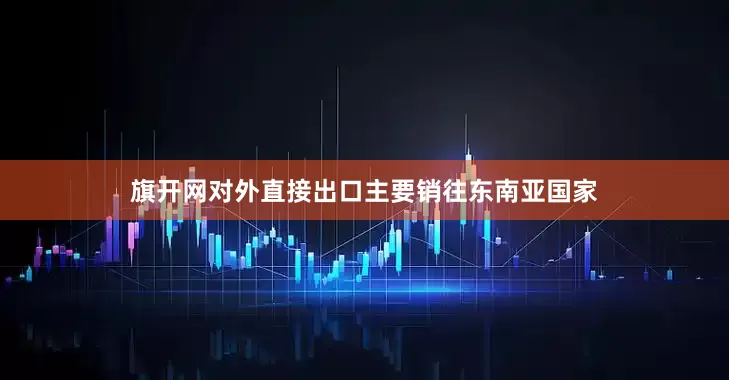 旗开网对外直接出口主要销往东南亚国家