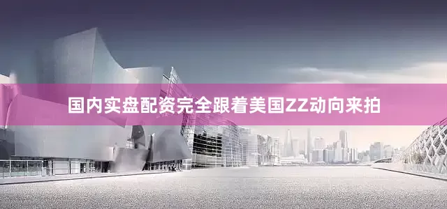 国内实盘配资完全跟着美国ZZ动向来拍